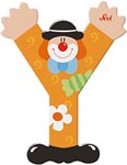 Sevi Bokstav clown Y